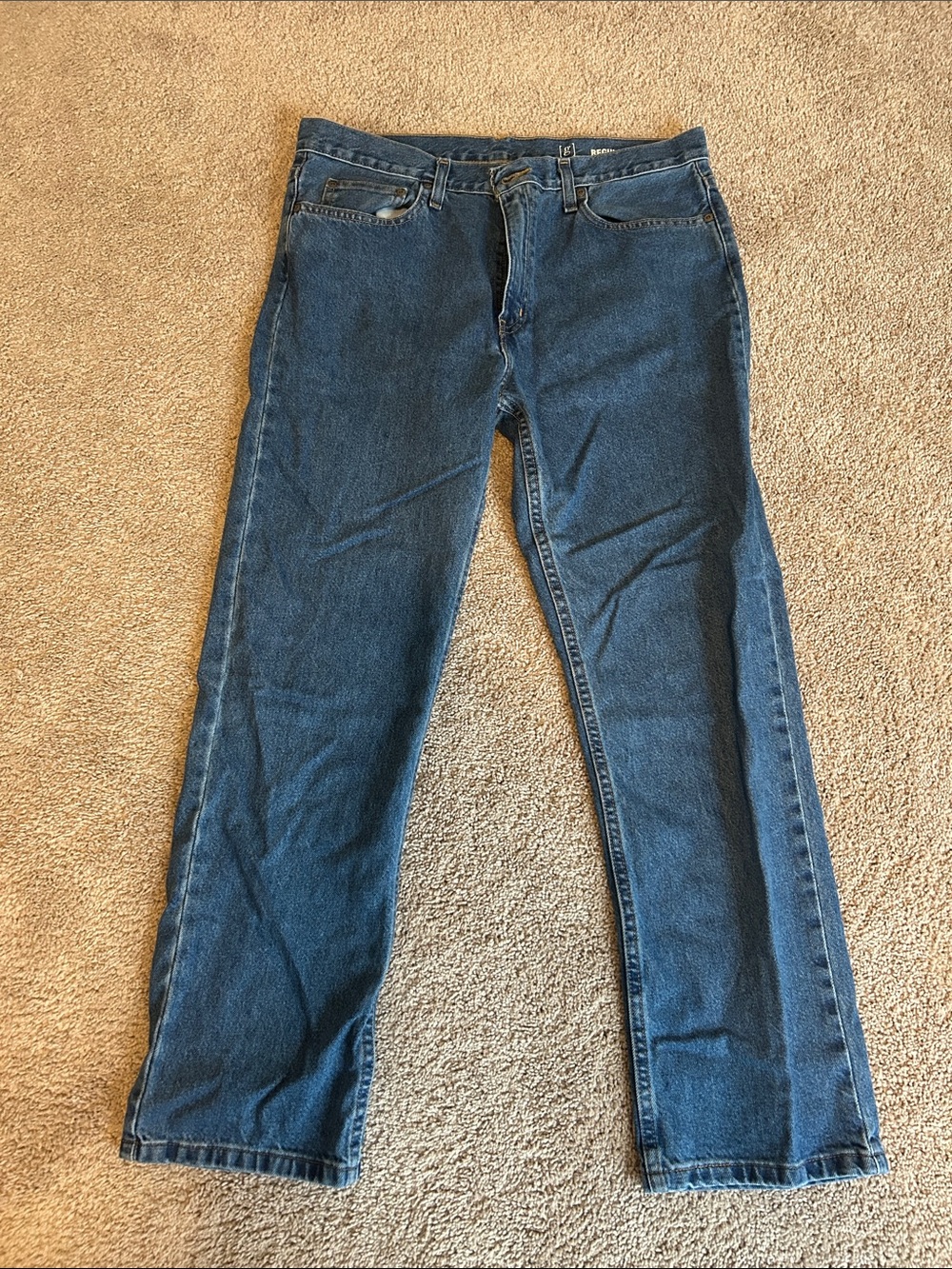 George Men's Dark Blue Straight Jeans